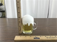 Beer Mug w/ Foam Cologne Bottle Avon