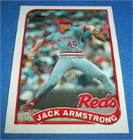 Jack Armstrong rookie card 1989 topps