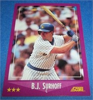 B.J. Surhoff rookie card 1988 topps