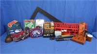 Asst Lot-Oiling Cans, Pipe Cutters, Square & more