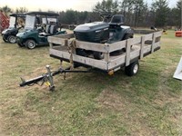 2 wheel trailer, 6'x8'