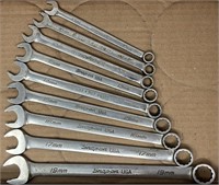 Snap-On Metric Wrench Set