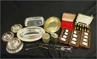 Quantity of various silver plate table wares