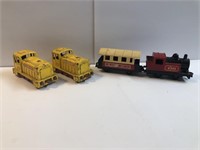 4 Matchbox Trains-3 Locomotives & 1 car