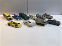 10 Matchbox-Tootsie Toy Cars & Trucks