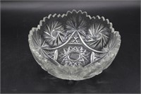 Vintage Pinwheel Crystal Bowl