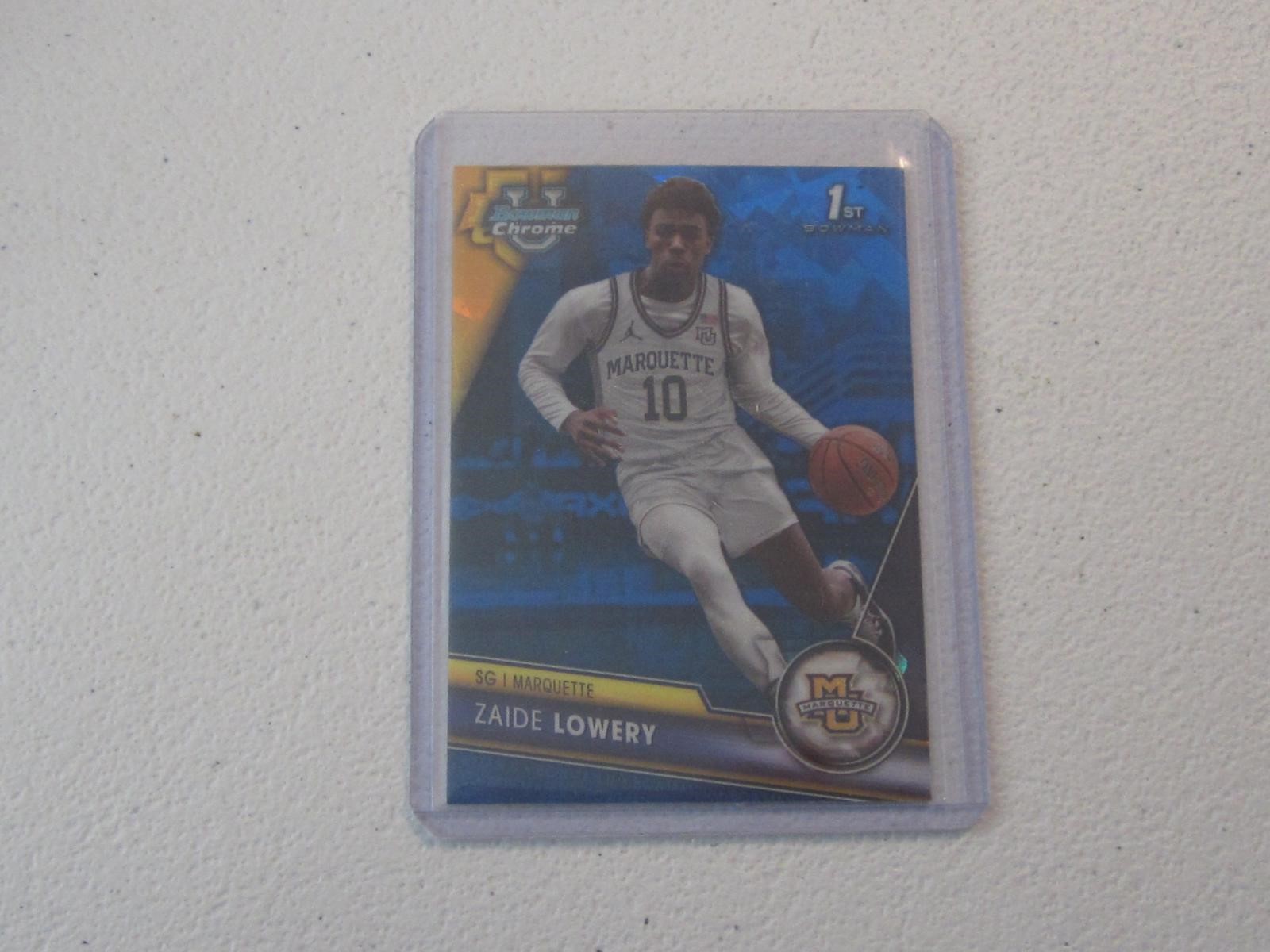 2024 BOWMAN U CHROME ZAIDE LOWERY SAPPHIRE