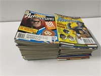 46pc Disney Adventures magazines