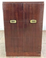 Art Deco Mahogany Dry Bar Liquor Cabinet