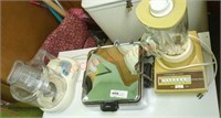 Blender, waffle iron and food processor lot