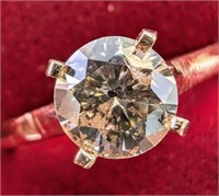 $3000 14K  2.09G Nautral Diamond 0.8Ct Ring
