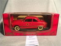 1949 Ford Fire Department Die Cast Model Car