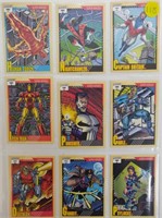 1991 Marvel #10-18 Superhero Cards