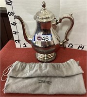 ROGERS "REMEMBRANCE" COFFEE SERVER, Silverplate