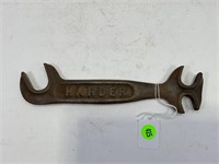 HARDER VINTAGE PLOW IMPLEMENT WRENCH - 9 3/8"