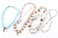 Lot Of Four Beaded Necklaces