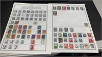 Older World Stamps: Spain, (2) pages, mostly