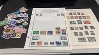 Older World Stamps: Korea, (2) pages, mostly