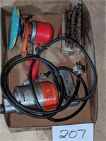 Electric Drill, Drill Bits, and Air Tool