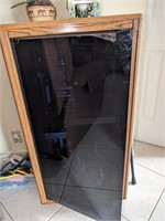 Rolling Cabinet Glass Front