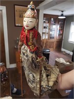 Carved Indonesian Hand Puppet