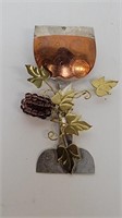 Copper/Metal Wine Glass 2x4