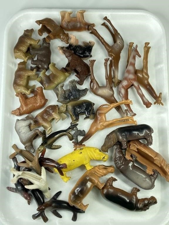 ASSORTED LOT OF BERGEN BETON CIRCUS ANIMALS