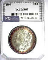 1891 Morgan PCI MS-65 Outstanding Color