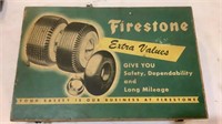 Vintage Firestone Extra Valves Display Box