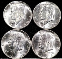 1964 Kennedy Silver Half Dollar Coins Uncirculated