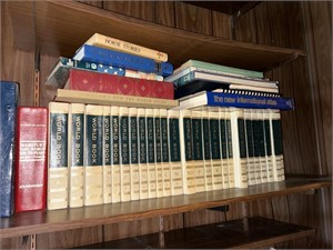 World books, dictionary, international atlas
