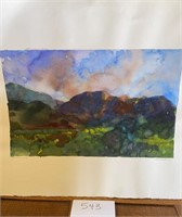 Original Watercolor by Gloria Anderson?