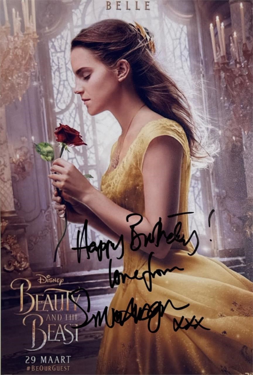 Autograph COA Beauty and the Beast Photo