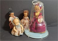 Vintage Birthstone doll in case.