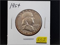 1954 Franklin Half Dollar