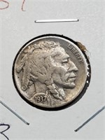 AU 1937 Buffalo Nickel