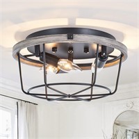 Ejerlya 3-Light Industrial Ceiling Lamp