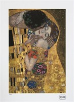 Gustav Klimt 'The Kiss'