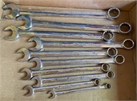 (10) Snap-On Asst SAE Combination Wrenches