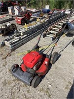 D1. Troy bilt push mower runs (rotted deck)