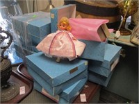 9 MADAME ALEXANDER DOLLS IN BOXES