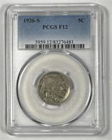 1926-S Buffalo Nickel Fine PCGS F12