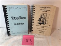 2 cookbooks-Kitchen-Klatter & Great Depression