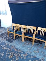 Sturdy Maple Wide Bottom Chairsall 32 one lot
