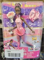 Barbie African American ice skater NIB