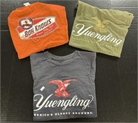 Natty Bo & Yuengling Beer Advertising Shirts.