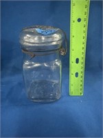 Vintage Lidded Glass Jar