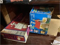 snoopy dog house and red Baron toys
