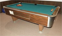 Lot #3391 - Vintage Pool Hall style 7ft billiards
