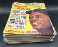 (S) Vintage sports collector magazines